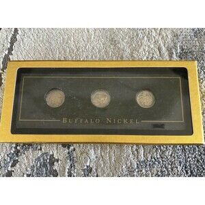 Collectible Coins of America Buffalo Nickel Set Of 3, Danbury Mint